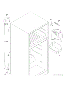 Ice Maker parts for Ge Refrigerator GIE18ETHRRWW from AppliancePartsPros.com