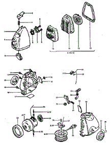 Unit Parts parts for Kenmore Vacuum 346.2701680 (3462701680, 346 2701680) from AppliancePartsPros.com
