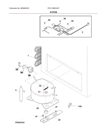 System parts for Frigidaire Freestanding Freezer FFFC16M5QWF from AppliancePartsPros.com