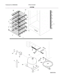 System parts for Frigidaire Freestanding Freezer FFFU21M1QWE from AppliancePartsPros.com