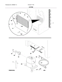 System parts for Frigidaire Freestanding Freezer FGVH2177TF0 from AppliancePartsPros.com