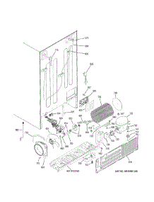 Machine Compartment parts for Ge Refrigerator GZS22DSJKFSS from AppliancePartsPros.com