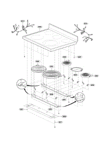 Cooktop Parts parts for Lg Range LSB5682SS/00 from AppliancePartsPros.com