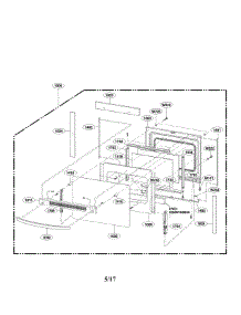 Door Parts parts for Lg Range LSB5682SS/00 from AppliancePartsPros.com