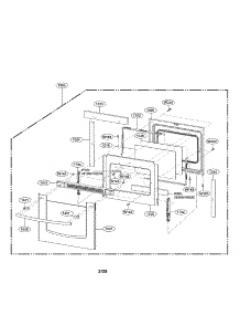 Door Parts parts for Lg Range LRE30451ST/01 from AppliancePartsPros.com