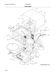 Oven,Cabinet parts for Frigidaire Microwave CPMO209RFBY from AppliancePartsPros.com
