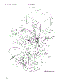 Oven,Cabinet parts for Frigidaire Microwave FPMO209RFDY from AppliancePartsPros.com