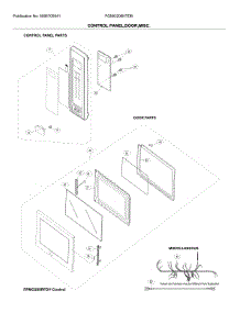 Control Panel,Door,Misc parts for Frigidaire Microwave FGMO206NTDB from AppliancePartsPros.com