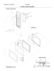 Control Panel,Door,Misc parts for Frigidaire Microwave FGMO205KFDY from AppliancePartsPros.com