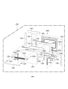 Door Parts parts for Lg Range LRE30451SB/01 from AppliancePartsPros.com