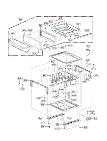 Drawer Parts parts for Lg Range LRE30955ST/00 from AppliancePartsPros.com