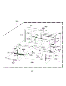 Door Parts parts for Lg Range LRE30757ST/00 from AppliancePartsPros.com