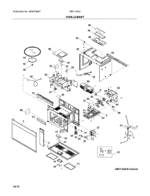 Oven,Cabinet parts for Frigidaire Microwave UMV1422UW from AppliancePartsPros.com