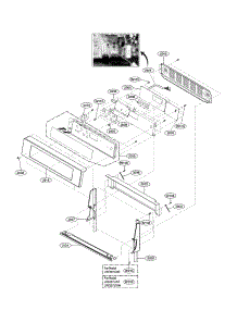 Controller Parts parts for Lg Range LRE30757SB/00 from AppliancePartsPros.com