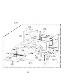 Door Parts parts for Lg Range LRE30755SB/00 from AppliancePartsPros.com