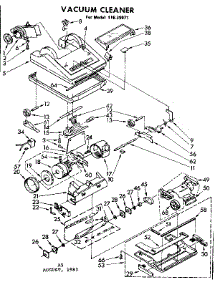 Nozzle And Motor Assembly parts for Kenmore Vacuum 116.39971 (11639971, 116 39971) from AppliancePartsPros.com