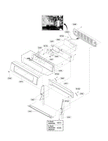 Controller Parts parts for Lg Range LRE30453WW/01 from AppliancePartsPros.com