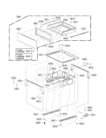Drawer Parts parts for Lg Range LRE30453WW/01 from AppliancePartsPros.com