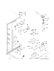 Fresh Food Section parts for Ge Refrigerator GSS25GSHKCSS from AppliancePartsPros.com