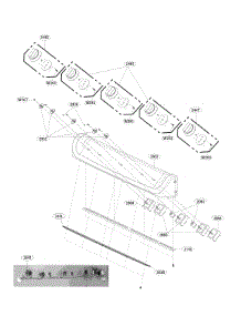 Cooktop Parts parts for Lg Range LDE4415ST/00 from AppliancePartsPros.com