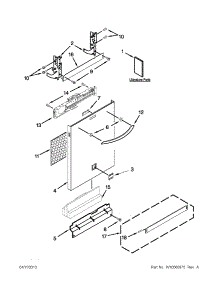 Door And Panel Parts parts for Kenmore Dishwasher 665.12793K310 (66512793K310, 665 12793K310) from AppliancePartsPros.com