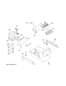 Ice Maker & Dispenser parts for Ge Refrigerator GSE25GGHKCBB from AppliancePartsPros.com