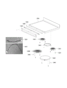Cooktop Parts parts for Lg Range LDE4413ST/00 from AppliancePartsPros.com