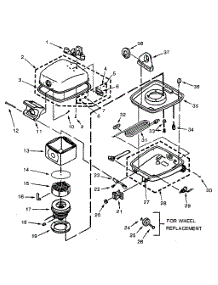 Power-Team Included With Canister parts for Kenmore Vacuum 860.28720080 (86028720080, 860 28720080) from AppliancePartsPros.com