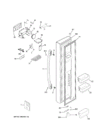 Freezer Door parts for Ge Refrigerator GSS23HMHKCES from AppliancePartsPros.com