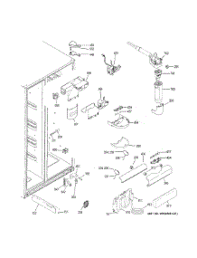 Fresh Food Section parts for Ge Refrigerator GSS23HMHKCES from AppliancePartsPros.com