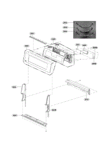 Controller Parts parts for Lg Range LDG4315BD/00 from AppliancePartsPros.com
