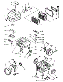 Unit Parts parts for Kenmore Vacuum 346.2501780 (3462501780, 346 2501780) from AppliancePartsPros.com