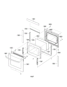 Door Parts parts for Lg Range LRE30453ST/01 from AppliancePartsPros.com