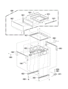 Drawer Parts parts for Lg Range LRE30453ST/01 from AppliancePartsPros.com