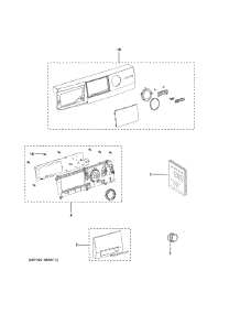 Controls parts for Ge Dryer GFT14ESSL0WW from AppliancePartsPros.com