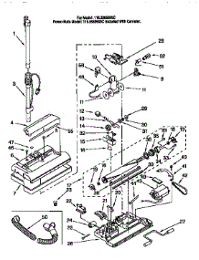 Power-Mate parts for Kenmore Vacuum 116.3289590C (1163289590C, 116 3289590C) from AppliancePartsPros.com