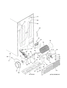 Machine Compartment parts for Ge Refrigerator GSE23GSKKCSS from AppliancePartsPros.com