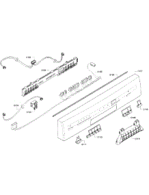 Control Panel parts for Kenmore Dishwasher 630.13903011 (63013903011, 630 13903011) from AppliancePartsPros.com