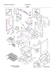 Body parts for Frigidaire Range FGGF3036TDC from AppliancePartsPros.com