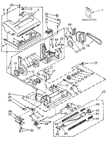 Nozzle And Motor parts for Kenmore Vacuum 116.3966283C (1163966283C, 116 3966283C) from AppliancePartsPros.com
