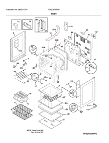 Body parts for Frigidaire Range FGEF3030PBF from AppliancePartsPros.com