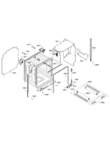Cabinet Assy parts for Kenmore Dishwasher 630.77933010 (63077933010, 630 77933010) from AppliancePartsPros.com