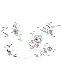 Pump Assy parts for Kenmore Dishwasher 630.77933010 (63077933010, 630 77933010) from AppliancePartsPros.com
