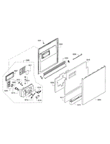 Door Assy parts for Kenmore Dishwasher 630.77932010 (63077932010, 630 77932010) from AppliancePartsPros.com