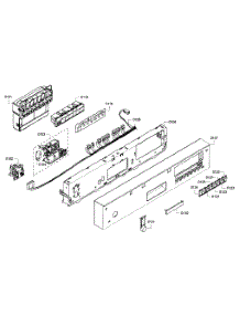 Control Panel parts for Kenmore Dishwasher 630.77932010 (63077932010, 630 77932010) from AppliancePartsPros.com