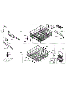 Rack Assy parts for Kenmore Dishwasher 630.77932010 (63077932010, 630 77932010) from AppliancePartsPros.com
