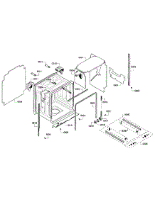 Cabinet Assy parts for Kenmore Dishwasher 630.77932010 (63077932010, 630 77932010) from AppliancePartsPros.com
