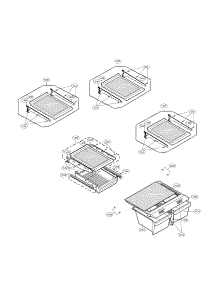 Refrigerator parts for Lg Refrigerator LDC22720SW/00 from AppliancePartsPros.com