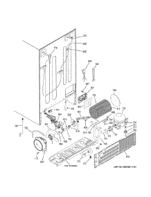 Machine Compartment parts for Ge Refrigerator GSS23GGKKCBB from AppliancePartsPros.com