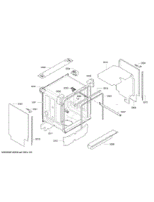 Cabinet Assy parts for Kenmore Dishwasher 630.13993010 (63013993010, 630 13993010) from AppliancePartsPros.com